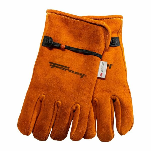 Forney Suede Deerskin Leather Lined Driver Work Gloves Menfts XL 53132